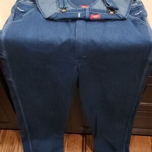Men's Blue Denim DICKIES Carpenter OVERALLS